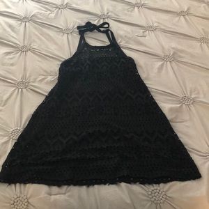 Black Robin Piccone halter dress